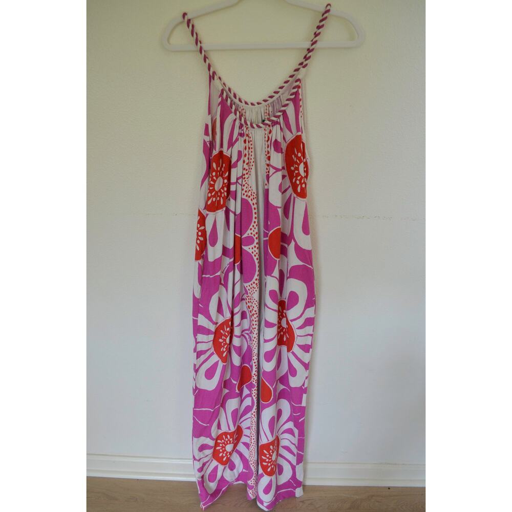 FARM Rio Maia Printed Linen blend Jumpsuit Size Large - Picture 7 of 8